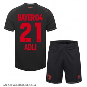 Bayer Leverkusen Amine Adli #21 Kotipaita Lapsille 2023-24 Lyhythihainen (+ shortsit)